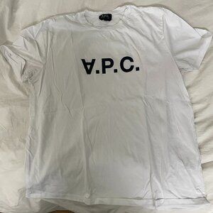 A.P.C. Logo Tee *Fits like XL*